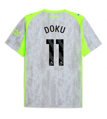 Manchester City Jeremy Doku #11 Replika Tredje Tröja 2025-26 Kortärmad